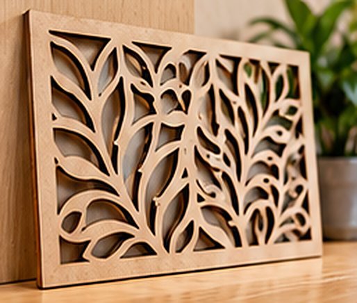 Panel calado en MDF