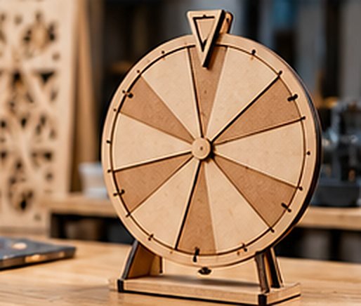 Ruleta en MDF