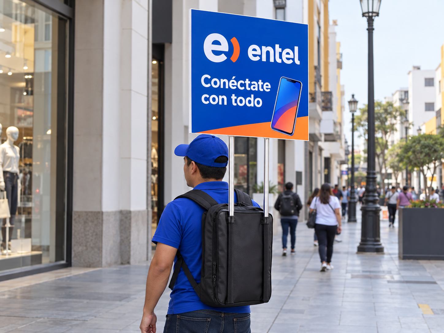 Mochilas publicitarias con Celtex