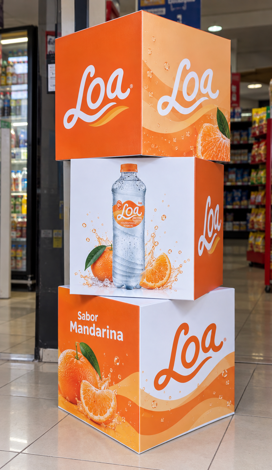 Cubos y exhibidores
